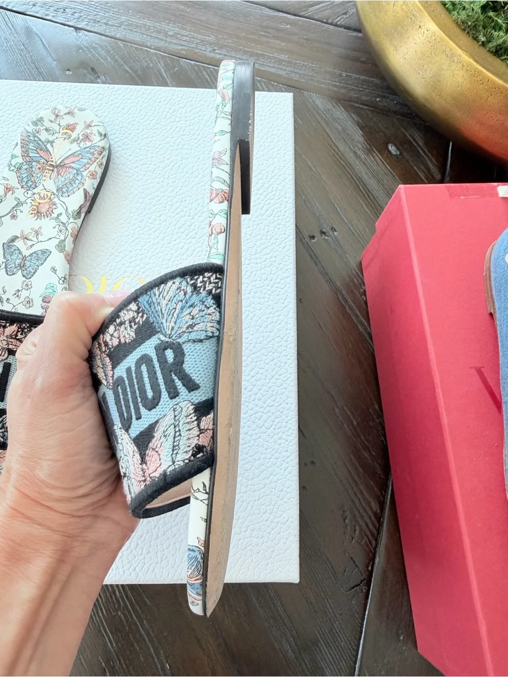 Dior Butterfly Sandal Slides